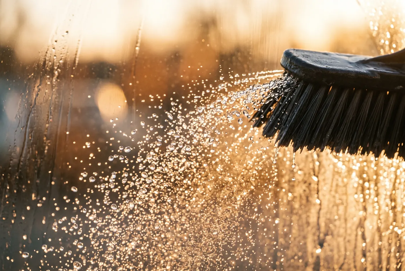 Le nettoyage à l'eau pure