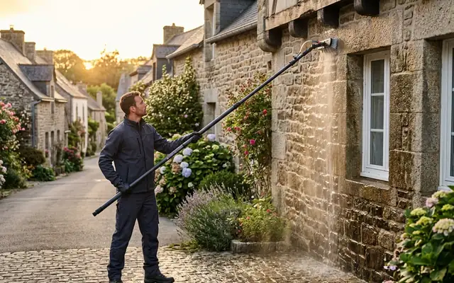 Intervention soignée à la perche eau pure — Pur Extérieur