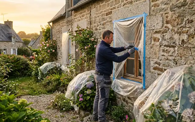 Protection — nettoyage de façade dans le pays de Redon