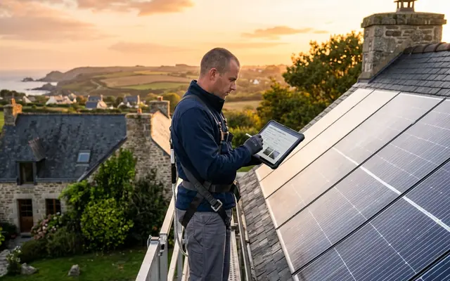 Compte rendu — nettoyage de panneaux solaires dans le pays de Redon